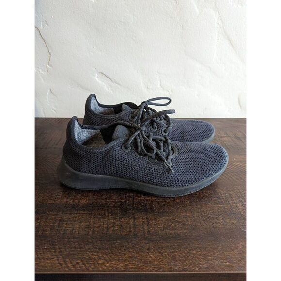 Allbirds Men's Navy Night Blue Tree Runner Lace-up Shoes - Size 8 - Picture 1 of 8